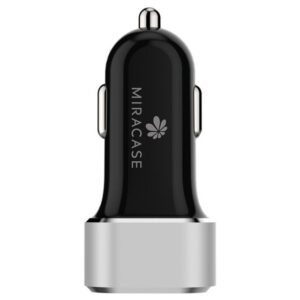 מטען לרכב 2*USB יציאות MIRACASE.