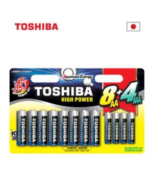סוללות 8*AA פלוס 4*AAA טושיבה