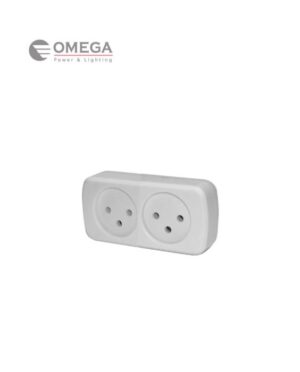 מפצל ל2 שקעים לרוחב