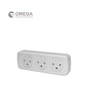 מפצל ל3 שקעים לרוחב