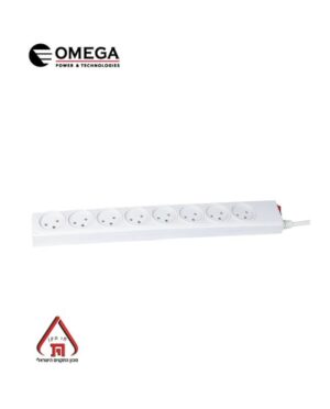 רב שקע 8 שקעים + כבל כ1 מטר