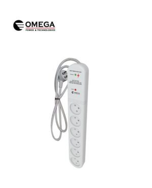 רב שקעים 6 כולל מגן רעם וברק