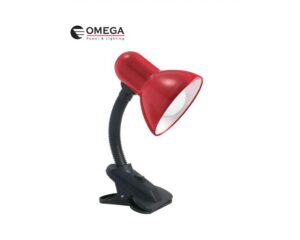 מנורת שולחן קליפס צבע אדום