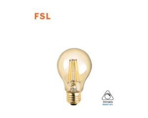 נורת אווירה פילמנט אמבר לד מסוג A60 הברגה E27