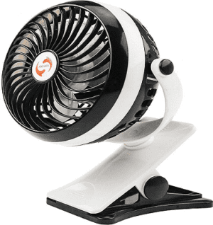 מאוורר קליפס נטען USB לעגלות ילדים ומשרדים