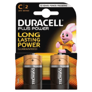 סוללות דורסל מסוג C מארז 2 יחידות DURACELL