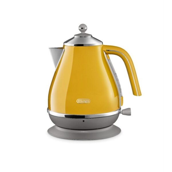 קומקום חשמלי DELONGHI צהוב ICONA דגם KBOC2001.Y