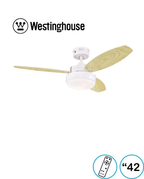 ⁦מאוורר תקרה WETINGHOUSE  גודל 42" דגם ALLOY אלוי⁩ – תמונה ⁦2⁩