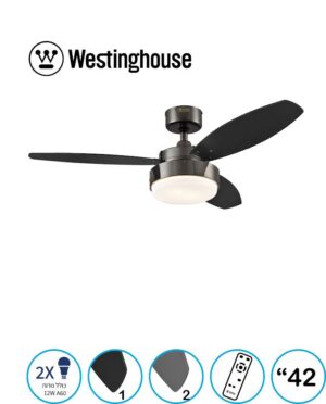 מאוורר תקרה WETINGHOUSE  גודל 42" דגם ALLOY