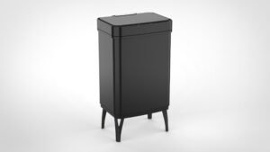 פח חשמלי בנטון נירוסטה דגם BT6058 שחור