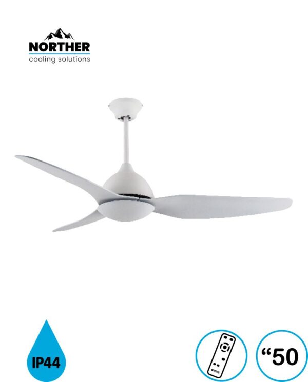 מאוורר תקרה 50" דולפין NORTHER מוגן מים IP44