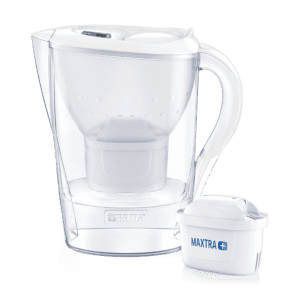 קנקן בריטה מרלה MARELLA לבן + פילטר מקסטרה פלוס