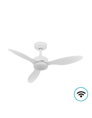 מאוורר תקרה 42" VERMONT +שלט 24W CCT לבן NORTHER וויפיי