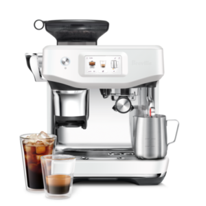 מכונת קפה חכמה BREVILLE BES881/A לבן חול ים