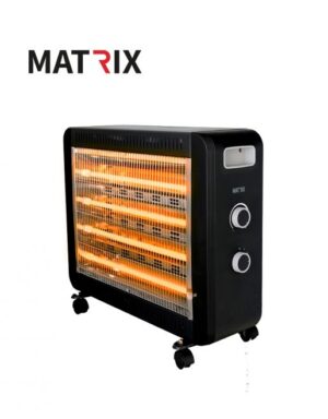 תנור חימום מעוצב ענק 4+2 שחור MATRIX Milano