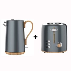 דיל סאוטר - קומקום חשמלי + מצנם בצבע אפור