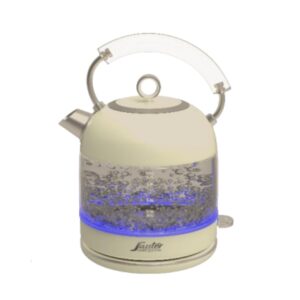 קומקום חשמלי זכוכית רטרו קרם סאוטר דגם WK994C