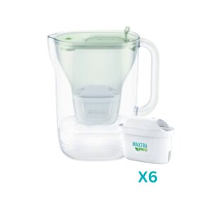 קנקן בריטה סטייל אקו + 6 פילטרים מקסטרה פרו