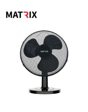 מאוורר מעוצב 40W שולחן 12" שחור 3 להבים MATRIX