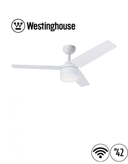 מאוורר תקרה WESTINGHOUSE טליה CCT 42" Talia לבן WIFI