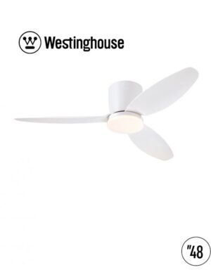 מאוורר תקרה WESTINGHOUSE CARLA לבן 48"