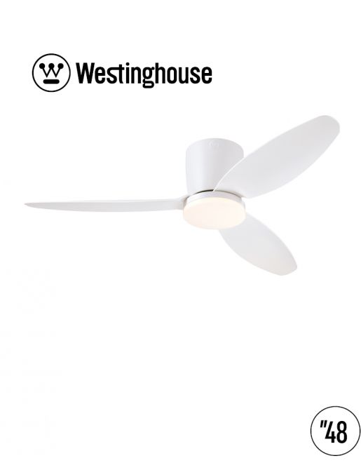 מאוורר תקרה WESTINGHOUSE CARLA לבן 48"