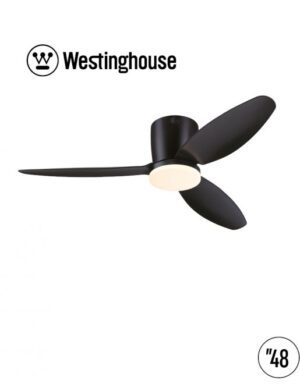 מאוורר תקרה WESTINGHOUSE CARLA שחור 48"