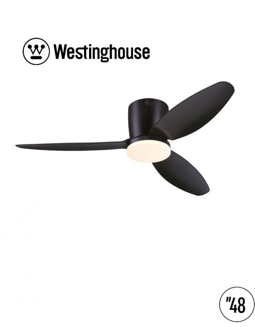 מאוורר תקרה WESTINGHOUSE CARLA שחור 48"